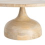 Mesita Natural Madera de Mango Salón 90 X 90 X 40 cm