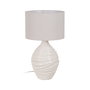 Lámpara Mesa Blanco Cerámica Iluminación 38 X 38 X 67 cm