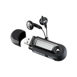 Intenso MP3 Player Music Walker, Reproductor MP3 64 GB Negro, Pantalla LCD, Compatible con Tarjeta MicroSD, Auriculares y Tarjeta de 16 GB Incluidos