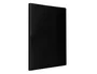 Liderpapel Carpeta con 50 Fundas Plástico Tamaño Folio Negro