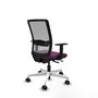 PIQUERAS Y CRESPO Silla de oficina Haches con mecanismo Sincro/Traslack, Morado y Gris