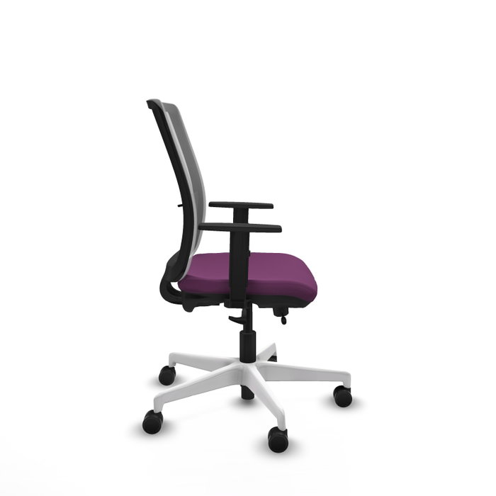 PIQUERAS Y CRESPO Silla de oficina Haches con mecanismo Sincro/Traslack, Morado y Gris PIQUERAS Y CRESPO Silla de oficina Haches con mecanismo Sincro/Traslack, Morado y Gris