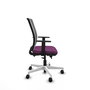 PIQUERAS Y CRESPO Silla de oficina Haches con mecanismo Sincro/Traslack, Morado y Gris