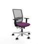 PIQUERAS Y CRESPO Silla de oficina Haches con mecanismo Sincro/Traslack, Morado y Gris