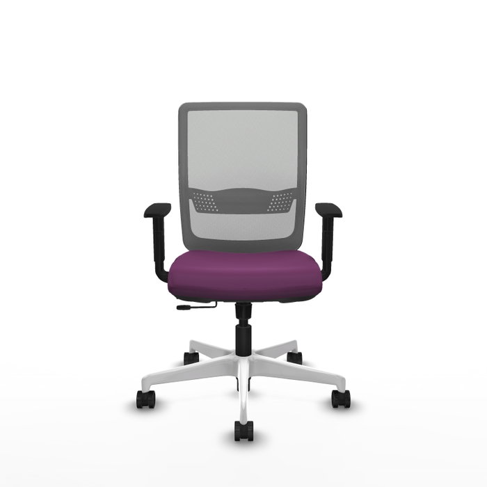 PIQUERAS Y CRESPO Silla de oficina Haches con mecanismo Sincro/Traslack, Morado y Gris PIQUERAS Y CRESPO Silla de oficina Haches con mecanismo Sincro/Traslack, Morado y Gris
