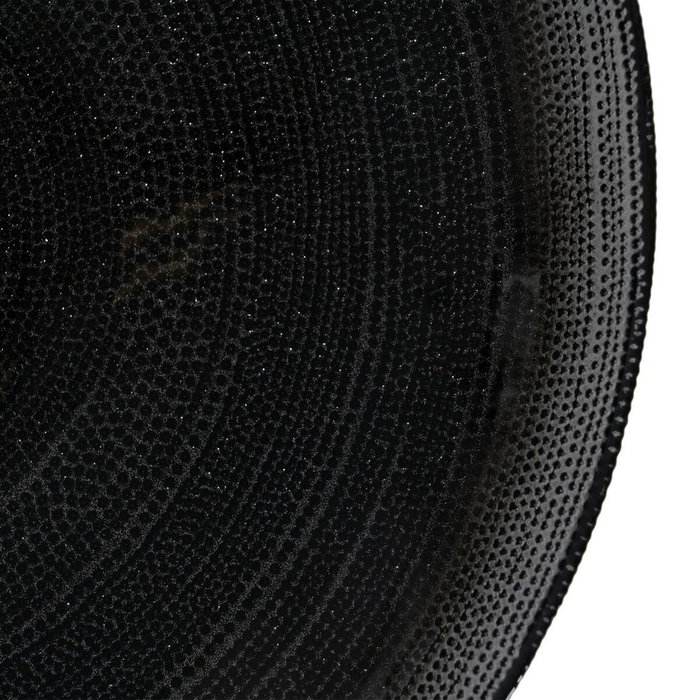 Ixia Centro de Mesa Negro de Cristal Decoración 39,50 x 39,50 x 7,50 cm
