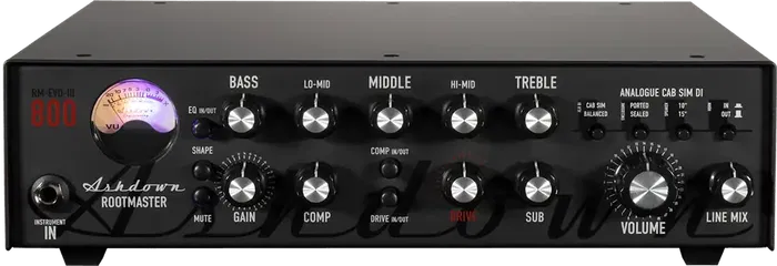 Ashdown Rm Evo Iii Amplificador De Bajo Cabezal Transistor 800W Ashdown Rm Evo Iii Amplificador De Bajo Cabezal Transistor 800W