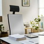 PIQUERAS Y CRESPO Silla de oficina Horna con mecanismo Sincro, Azul y Gris