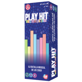 Play Hit 2000 - Juego de Mesa Musical, Preguntas y Canciones de los Años 2000, 4 Modos: Trivia, Identificar, Mímica y Karaoke, Ideal para Fiestas y Reuniones