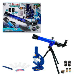 Smart Theory Set de telescopio y microscopio de juguete
