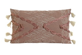 DKD Home Decor Cojín de Algodón Terracotta23 50x30x5 cm