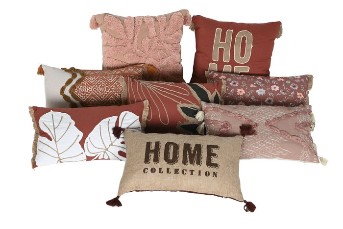 DKD Home Decor Cojín de Algodón Terracotta23 50x30x5 cm DKD Home Decor Cojín de Algodón Terracotta23 50x30x5 cm