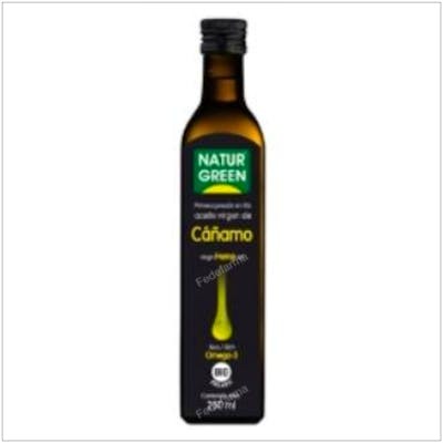 NATURGREEN Aceite De Cañamo 1a Pression Frio 250Ml Bio Ecológico NATURGREEN Aceite De Cañamo 1a Pression Frio 250Ml Bio Ecológico