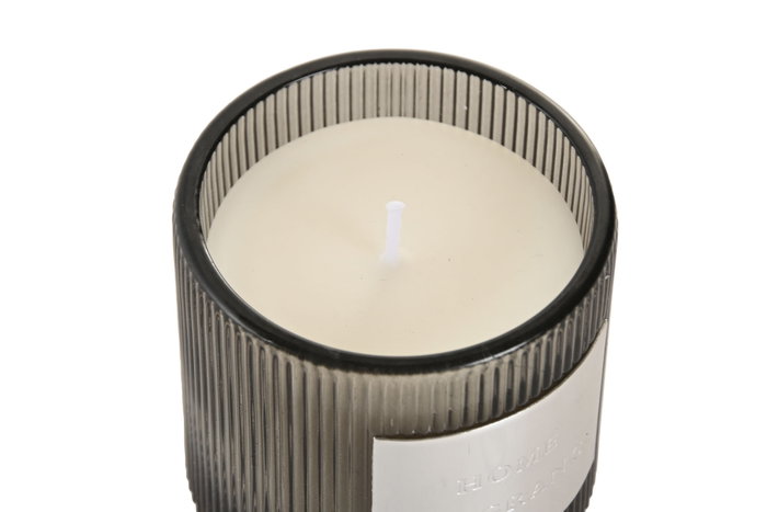 DKD Home Decor Vela Home Item Gris Oscuro 8x8x8 cm Aroma Darjeeling 30h