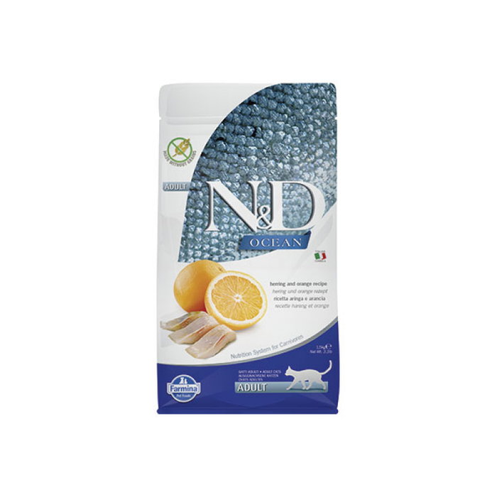 Farmina N&D Ocean Cat Arenque y Naranja 1,5kg