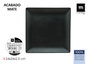 Inde Bandeja La Mediterrane Melamina Mate Black 24x24x2.5 cm (12 Unidades) inevitable