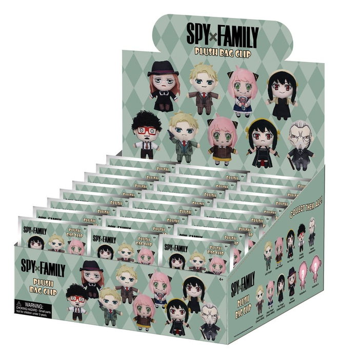 Monogram Int. Spy x Family Colgantes Peluche Expositor (24) Monogram Int. Spy x Family Colgantes Peluche Expositor (24)