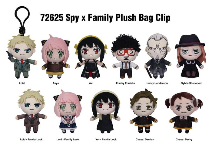 Monogram Int. Spy x Family Colgantes Peluche Expositor (24) Monogram Int. Spy x Family Colgantes Peluche Expositor (24)