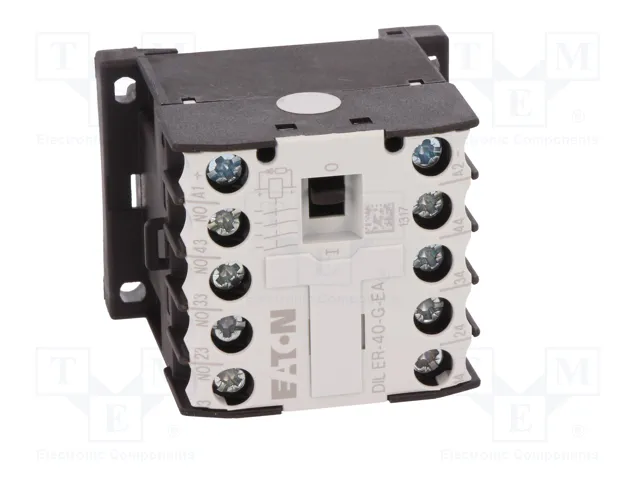 EATON ELECTRIC Contactor DILER 4-polar 24VDC 6A