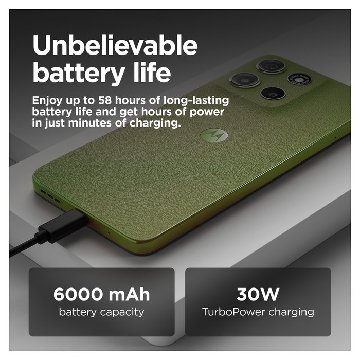 Motorola Moto G15 Power 256GB 8GB RAM Dual SIM Iguana Green