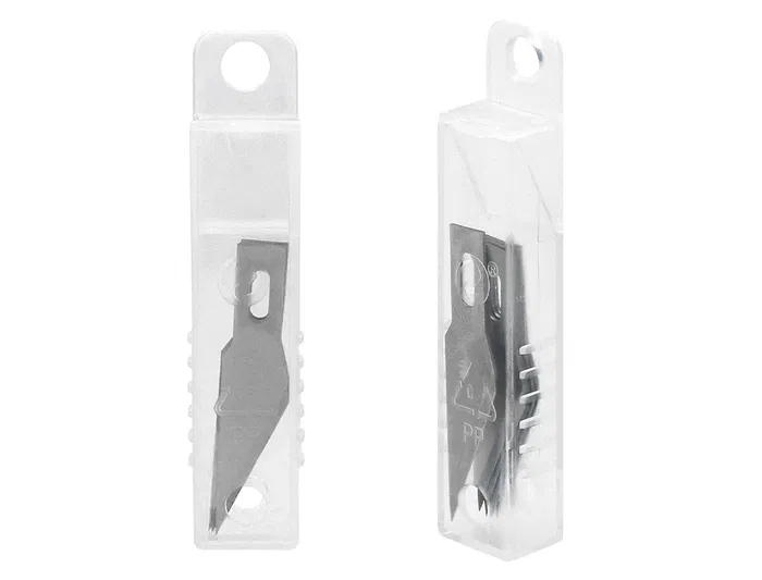 Q-connect Repuesto Bisturí Compatible KF00289 Blister 5 Unidades Cuchillas Acero 6mm