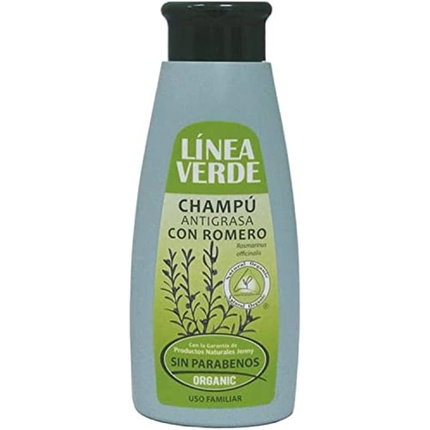 LINEA VERDE Champú Antigrasa con Romero 400ml LINEA VERDE Champú Antigrasa con Romero 400ml