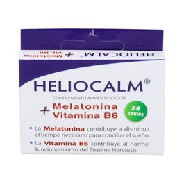 HELIOSAR Heliocalm 30 Comprimidos. Melatonina, Magnesio, Vitamina B6 y Pasiflora para Conciliar el Sueño y Jet Lag