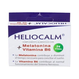 HELIOSAR Heliocalm 30 Comprimidos. Melatonina, Magnesio, Vitamina B6 y Pasiflora para Conciliar el Sueño y Jet Lag