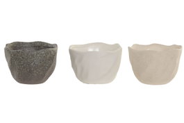 DKD Home Decor Vaciabolsillos de Cerámica Surtido 3 Colores