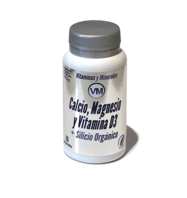 YNSADIET Calcio, Magnesio, Vitamina D3 y Silicio Orgánico 90 Comprimidos YNSADIET Calcio, Magnesio, Vitamina D3 y Silicio Orgánico 90 Comprimidos
