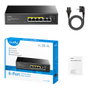 Cudy FS1006P Switch Fast Ethernet de 6 Puertos con PoE+