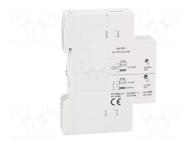 LOVATO ELECTRIC Contactor CN20 2-polar 20A 24VAC/24VDC LOVATO ELECTRIC Contactor CN20 2-polar 20A 24VAC/24VDC