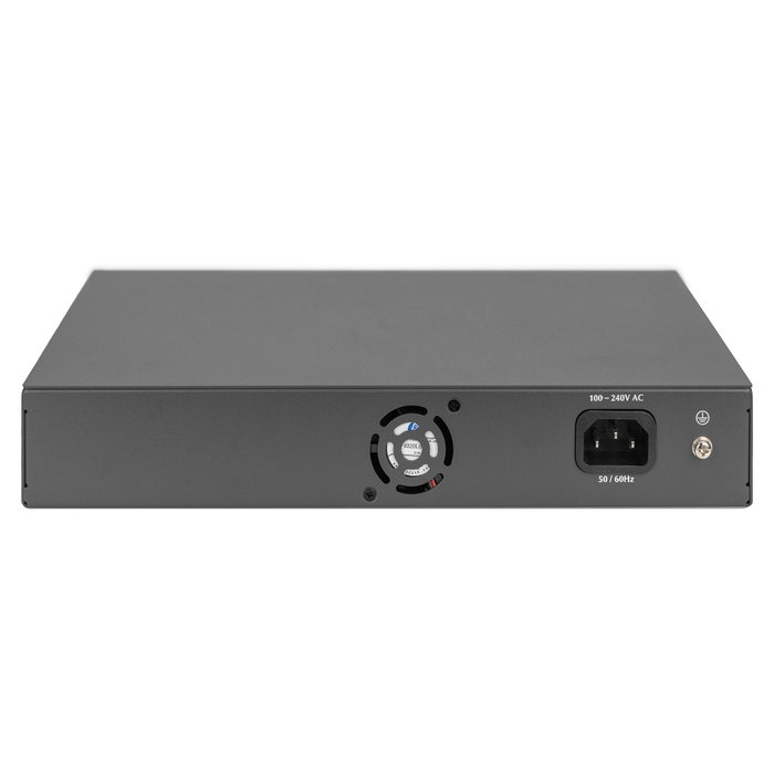 Digitus DN-95355 Switch PoE de 16 puertos 10/100 con 2 enlaces ascendentes Gigabit