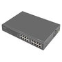 Digitus Switch 8 Puertos Gigabit PoE+ 802.3bt, Inyector 250W, Ethernet Rápido 10/100/1000 Mbps, Gris