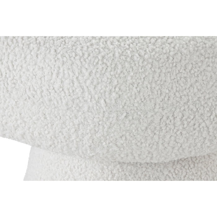 DKD Home Decor Descalzadora Poliéster Blanco con Bucle DKD Home Decor Descalzadora Poliéster Blanco con Bucle