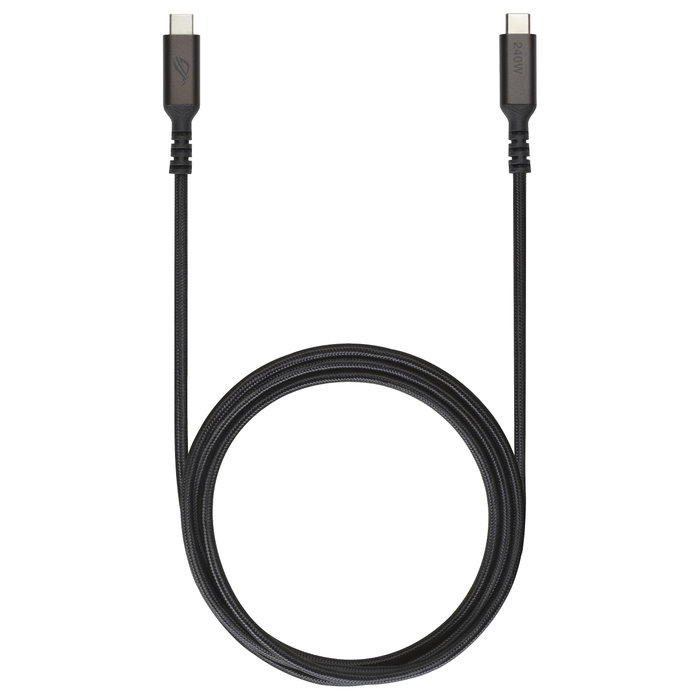 ASUS LCR50 Cable USB-C a USB-C de 1,5m, 240W, Negro ASUS LCR50 Cable USB-C a USB-C de 1,5m, 240W, Negro