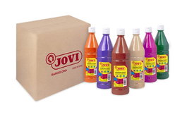 JOVI Témpera Líquida Surtido Colores Secundarios Caja de 6