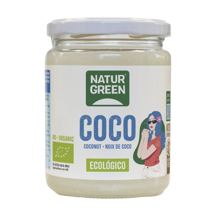 NaturGreen Grasa de Coco Virgen Bio Ecológica 430g NaturGreen Grasa de Coco Virgen Bio Ecológica 430g