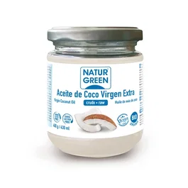 NATURGREEN Aceite de coco BIO 430grs. avail. 1000g