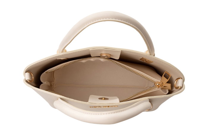 Vince Camuto Bolso Mujer Ravenna - Color Crema, Piel Polivinilo, 25x10x20 cm Vince Camuto Bolso Mujer Ravenna - Color Crema, Piel Polivinilo, 25x10x20 cm