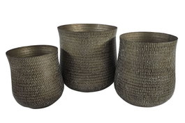 DKD Home Decor Macetero Verde 44 x 46 x 44 cm Set de 3