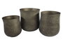 DKD Home Decor Macetero Verde 44 x 46 x 44 cm Set de 3