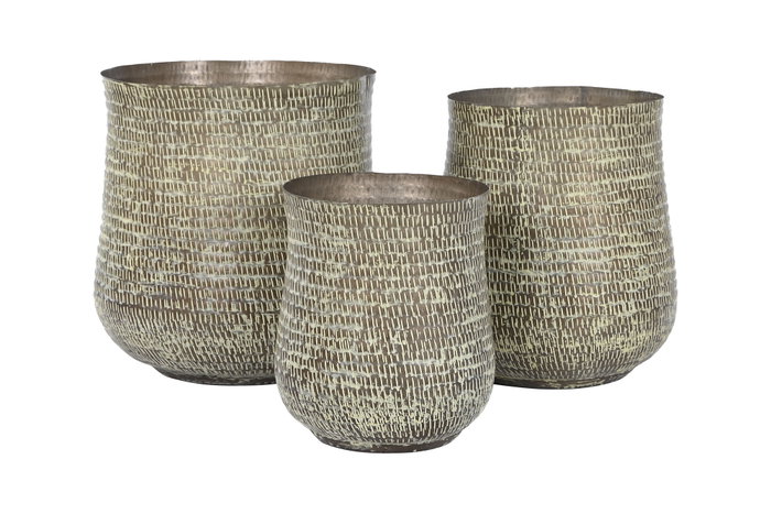 DKD Home Decor Macetero Verde 44 x 46 x 44 cm Set de 3