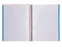 Liderpapel Cuaderno Espiral A4 140h Horizontal Tapa Plástico Microperforado Cuadrícula 5mm 5 Bandas 4 Taladros Gramaje 80 g