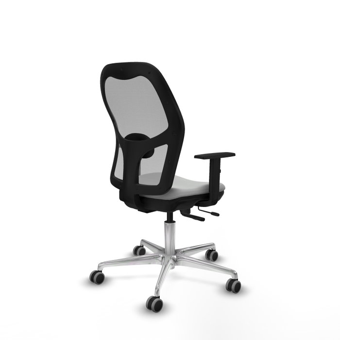 PIQUERAS Y CRESPO Silla de oficina Jorquera Gris con mecanismo Sincro/Traslack