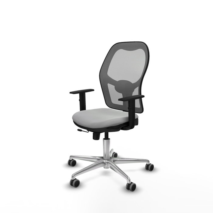 PIQUERAS Y CRESPO Silla de oficina Jorquera Gris con mecanismo Sincro/Traslack
