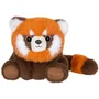 Gipsy Toys Peluche Floppy Choopy de Panda Rojo - 22 cm - Naranja, Marrón y Blanco