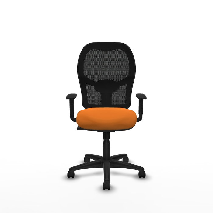 PIQUERAS Y CRESPO Silla de oficina Alocén Naranja y Negro PIQUERAS Y CRESPO Silla de oficina Alocén Naranja y Negro