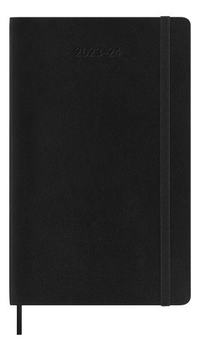 Agenda 18 Meses 2023-2024 Diaria L Negra Tapa Blanda Moleskine DSB18DC3Y24