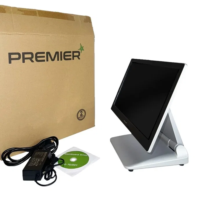 Premier SQ-150 W i5 TPV con Pantalla Táctil de 15.6 pulgadas, 8GB RAM, 128GB SSD, Plata